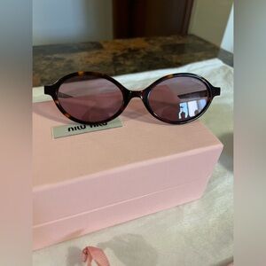 Miu Miu Sunglasses Never worn Pink